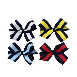 Basically Bows & Bowties Small Grosgrain Layered Hair Bow on Clippie