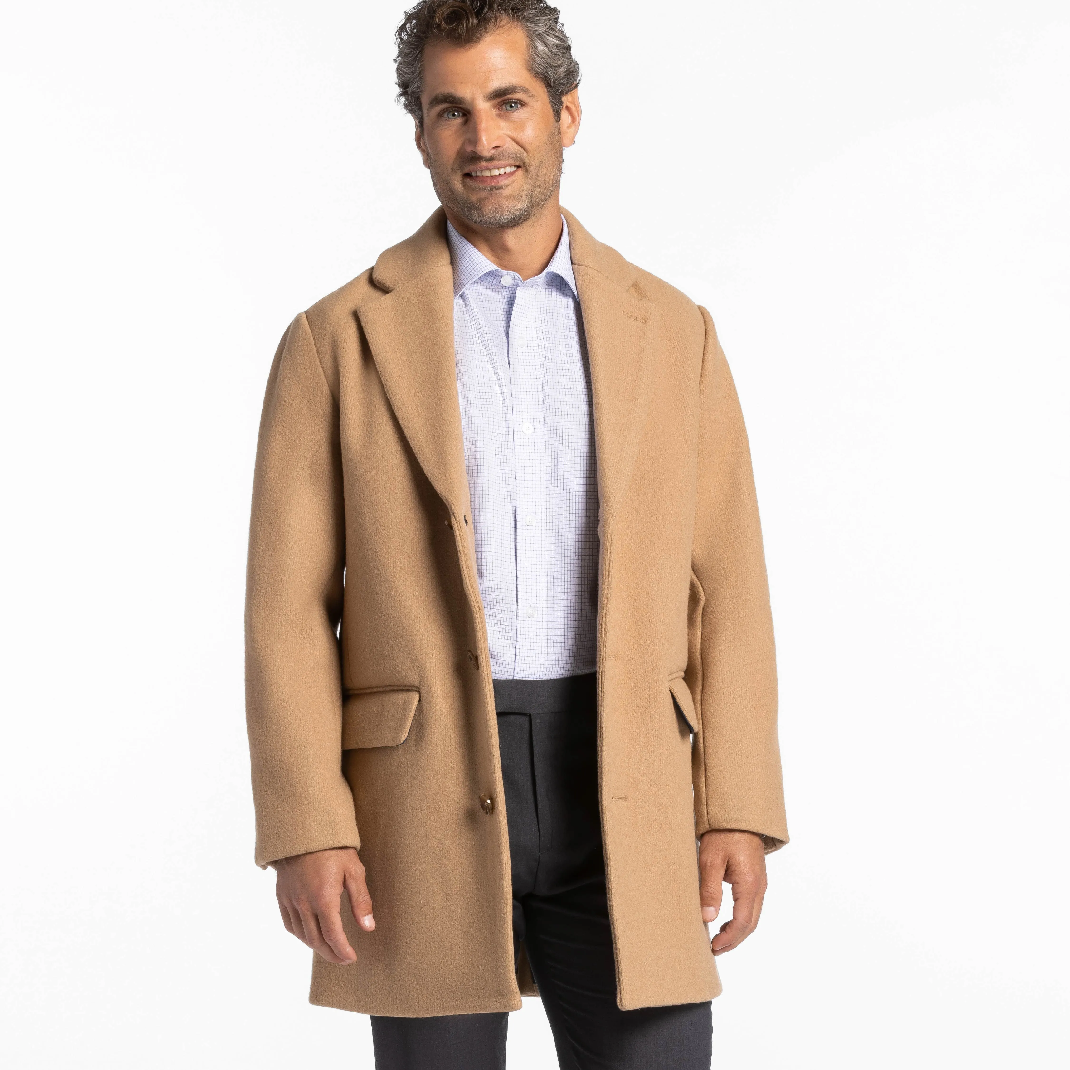 Camel Wool Top Coat