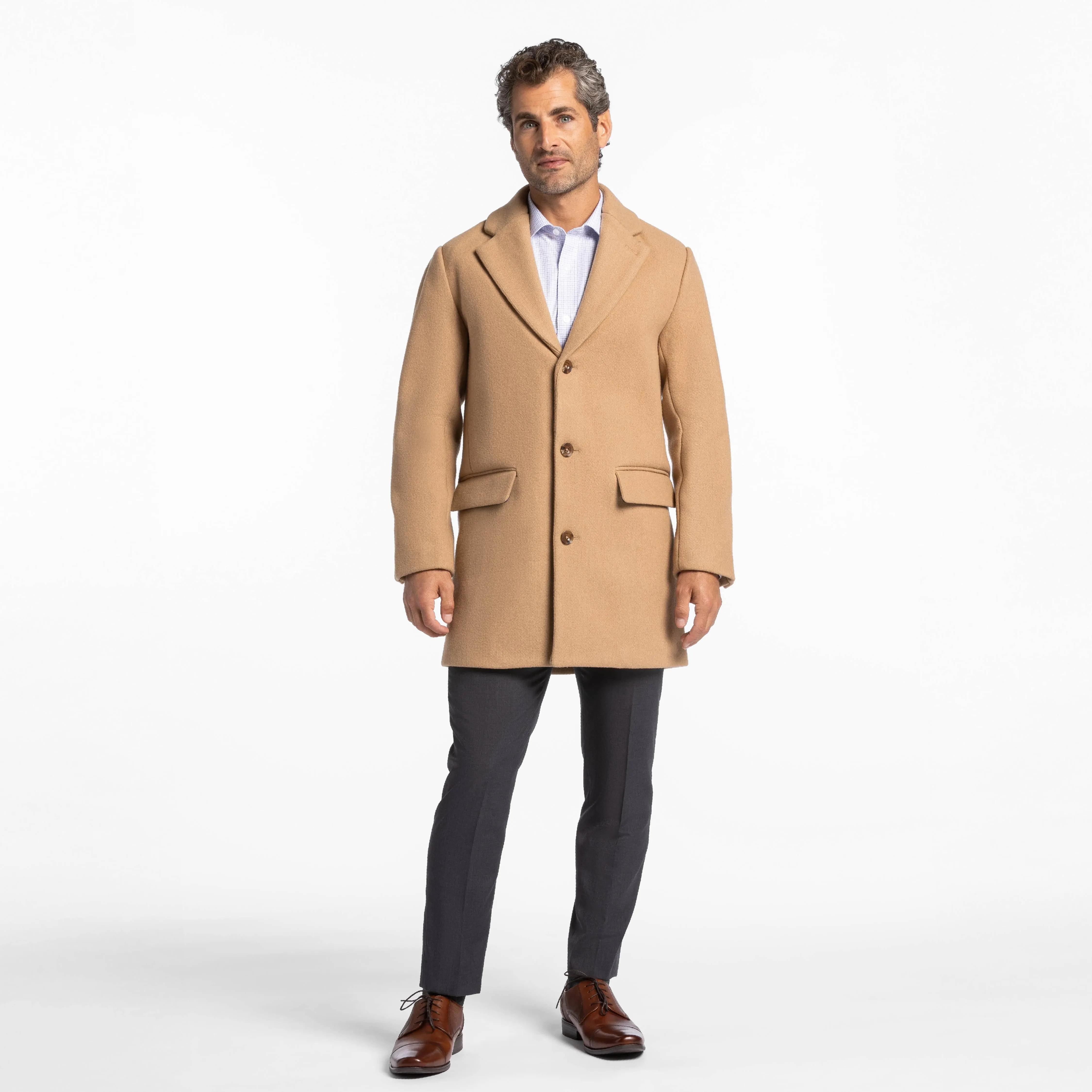 Camel Wool Top Coat