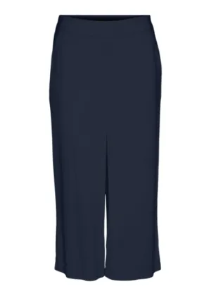 Easy Joy Navy Culotte Trousers