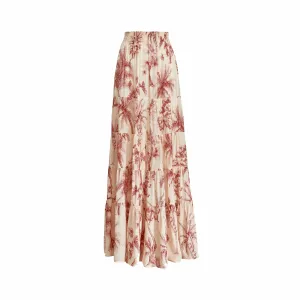 MAXI SKIRT SILK VISCOSE PROVENCE 515