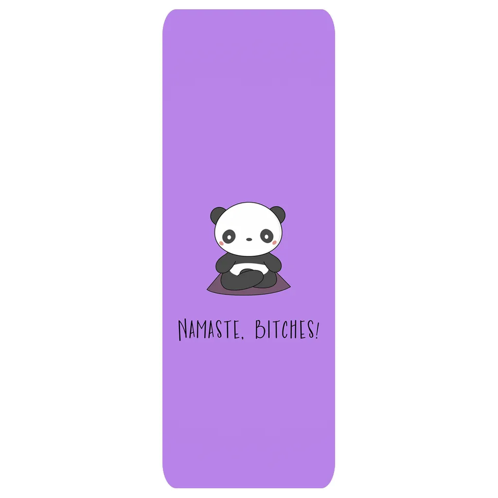 Namaste, Bitches! Purple | Yogatation original v2 yoga mat