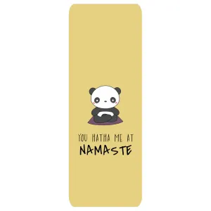 Panda Hatha Mat Yellow | Yogatation original v2 yoga mat