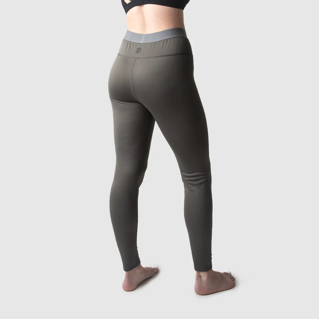 Women's Ridgeline Heavy Base Layer Bottom (Wolf Grey)